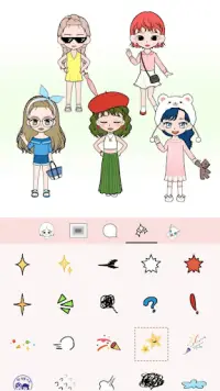 My Webtoon Character Girls - avatar K-pop IDOL Screen Shot 6