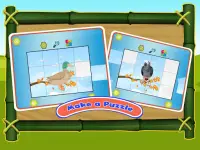 Bird Sounds Lernspiele - Farbe & Puzzle Screen Shot 2