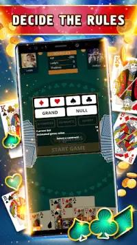 Skat Offline - Single Player Card Game Screen Shot 2