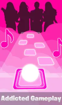 Blackpink Tiles Hop - Ice Cream Bounce Game Screen Shot 1