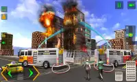 rescate de bombero - simulador de camión bomberos Screen Shot 2