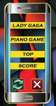 Lady Gaga Piano Game Screen Shot 2