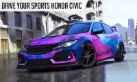 Drifting and Driving Simulator: Honda Civic Game Screen Shot 3