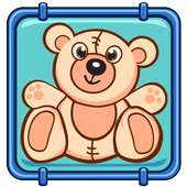 Toy Teddy Bear Falling