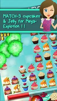 Cupcake Jelly Blast Screen Shot 1