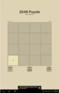 2048 Puzzle Game Screen Shot 2