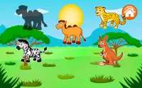 Веселые Животные для Детей - Развивающие пазлы Screen Shot 11