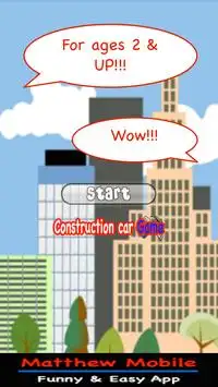 Construction car match game Screen Shot 0
