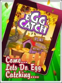 Egg Catch - Free Kids Games Screen Shot 1
