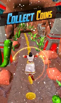 Snow Temple Escape - Evil Runner Game 3D Screen Shot 6