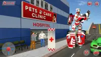 Ambulance Robot City Rescue Game Screen Shot 13