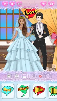 Düğün Giydirme Boyama Oyunları Screen Shot 8