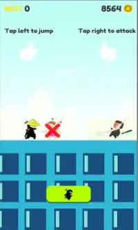 Mr. Samurai: Sword Slash & Jumping Game 2018 Screen Shot 0