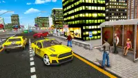 Extreme Taxi Driving Simulator - Cab Game Screen Shot 0