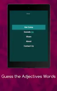 Guess the Adjectives Words Screen Shot 11