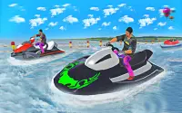 Ultimate Boat Racing Game: 3D Speed Jet Ski Stunts Screen Shot 1