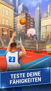 Shooting Hoops Basketballspiel Screen Shot 3