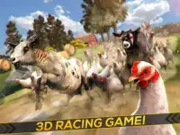 Çiftlikte Keçi ve Tavuklar 3D Screen Shot 3