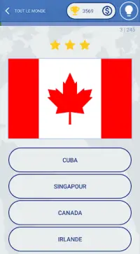 Les drapeaux du monde Quiz Screen Shot 18