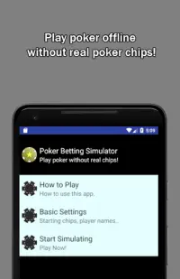 Poker Betting Simulator Screen Shot 0