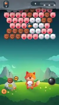 Bubble Shooter Pet Fun Screen Shot 2