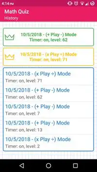 Math Quiz Screen Shot 7