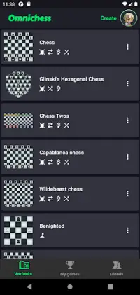 Varianti di scacchi Omnichess! Screen Shot 0