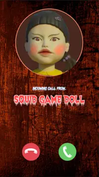The Squid Game Scary Doll Call Screen Shot 0