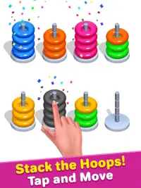 Color Hoop Sort - Sort it Puzzle - Hoop Stack Screen Shot 5