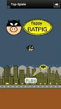 Flappy Bat Pig Screen Shot 0