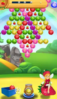 strawberry bubble Fruits-Princesse Shooter candy Screen Shot 2