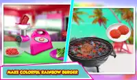 DIY Rainbow Burger Shop Chef Screen Shot 4