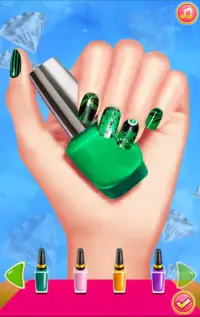 nail polish games for girls manicure salon free Screen Shot 7