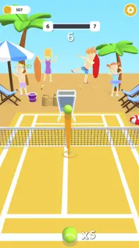 Tennis Bouncing Master 3D Screen Shot 0