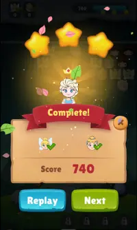 Princess Snow Pop Game Bubble Shooter Screen Shot 4