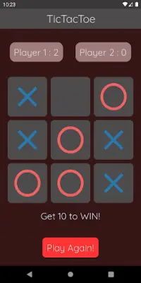 Tic Tac Toe ! Screen Shot 2