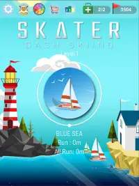 Skater : Skiing Screen Shot 10