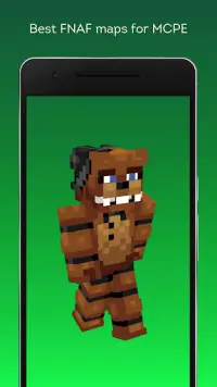 Cartes et mods FNAF pour MCPE. Nuit avec Freddie ★ Screen Shot 0