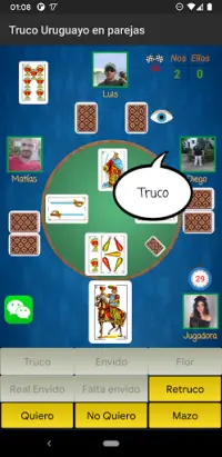 Truco Uruguayo Screen Shot 3