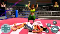 Women Wrestling Stars Action Game:Girls revolution Screen Shot 1