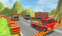Indian cargo truck simulator drive Screen Shot 1
