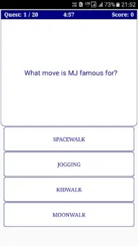 MJ Quiz Screen Shot 0