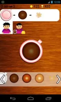 कॉफी खेल मुक्त Screen Shot 1