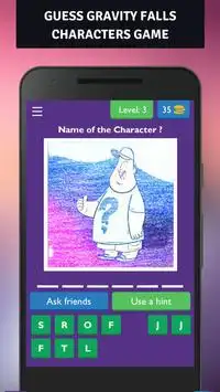 Guess the Characters Falls of Gravity Quiz Screen Shot 4