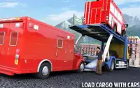 Fire Truck Transporter Cargo Plane Simulator Games Screen Shot 0