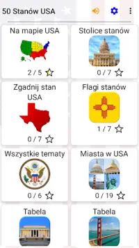 Stany USA: Stolice, flagi i mapy: Quiz o geografii Screen Shot 1