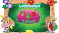 Fruit & Veggie Shape Puzzle Screen Shot 1