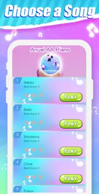 Anuel AA On Piano Game Screen Shot 0