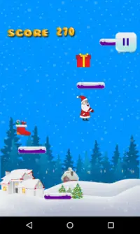 Santa Jump Game Screen Shot 2