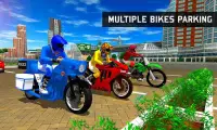 دراجة وقوف السيارات لعبة 2017: مدينة القيادة 3D Screen Shot 4